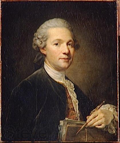 Jean-Baptiste Greuze Portrait of Jacques Gabriel French architect France oil painting art